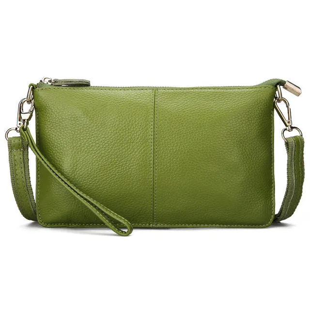 Black Leather Crossbody Bag