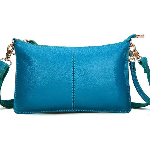 Black Leather Crossbody Bag