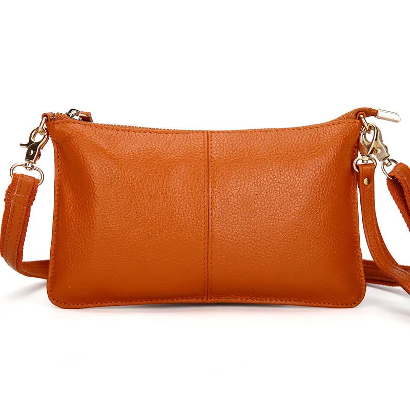 Black Leather Crossbody Bag