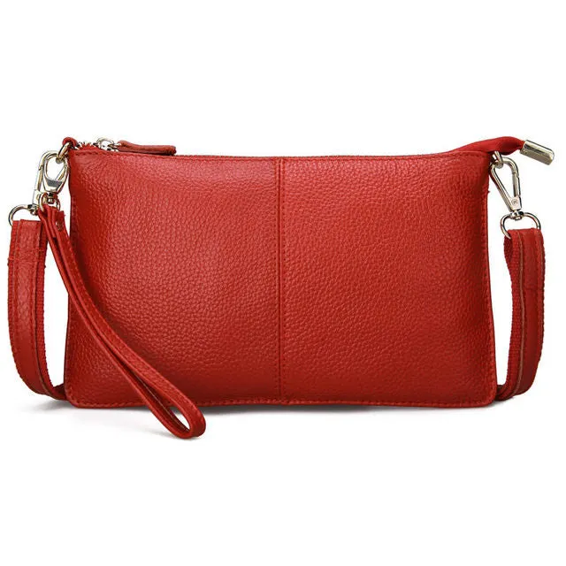 Black Leather Crossbody Bag