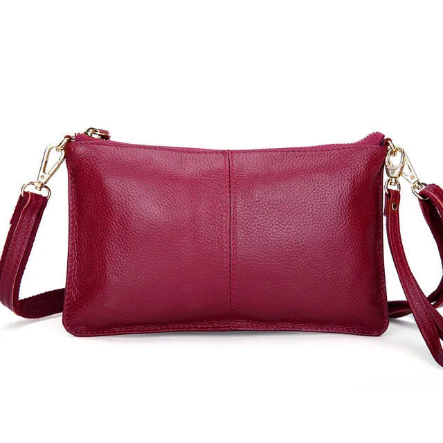 Black Leather Crossbody Bag