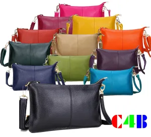 Black Leather Crossbody Bag