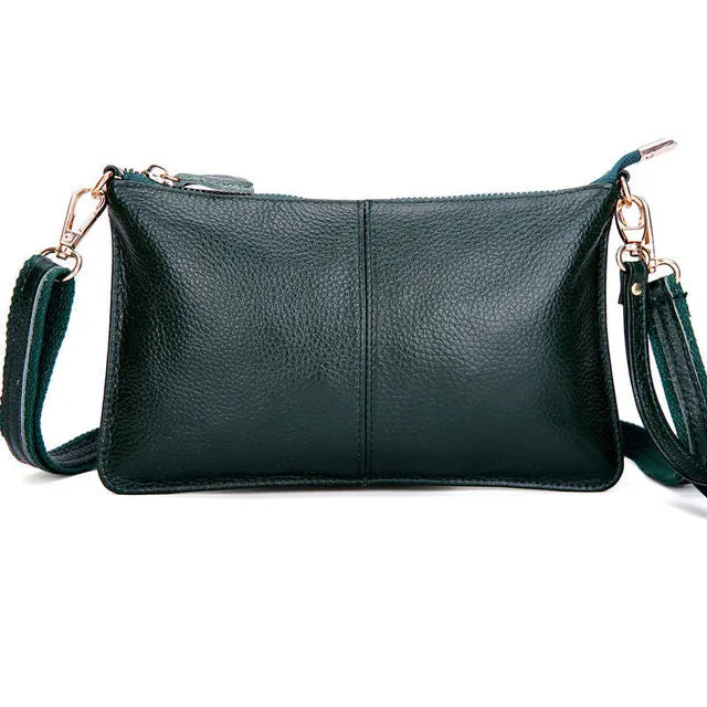 Black Leather Crossbody Bag