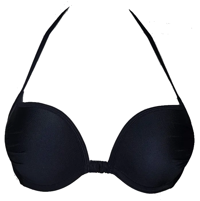 Black Push-Up Bikini Bra