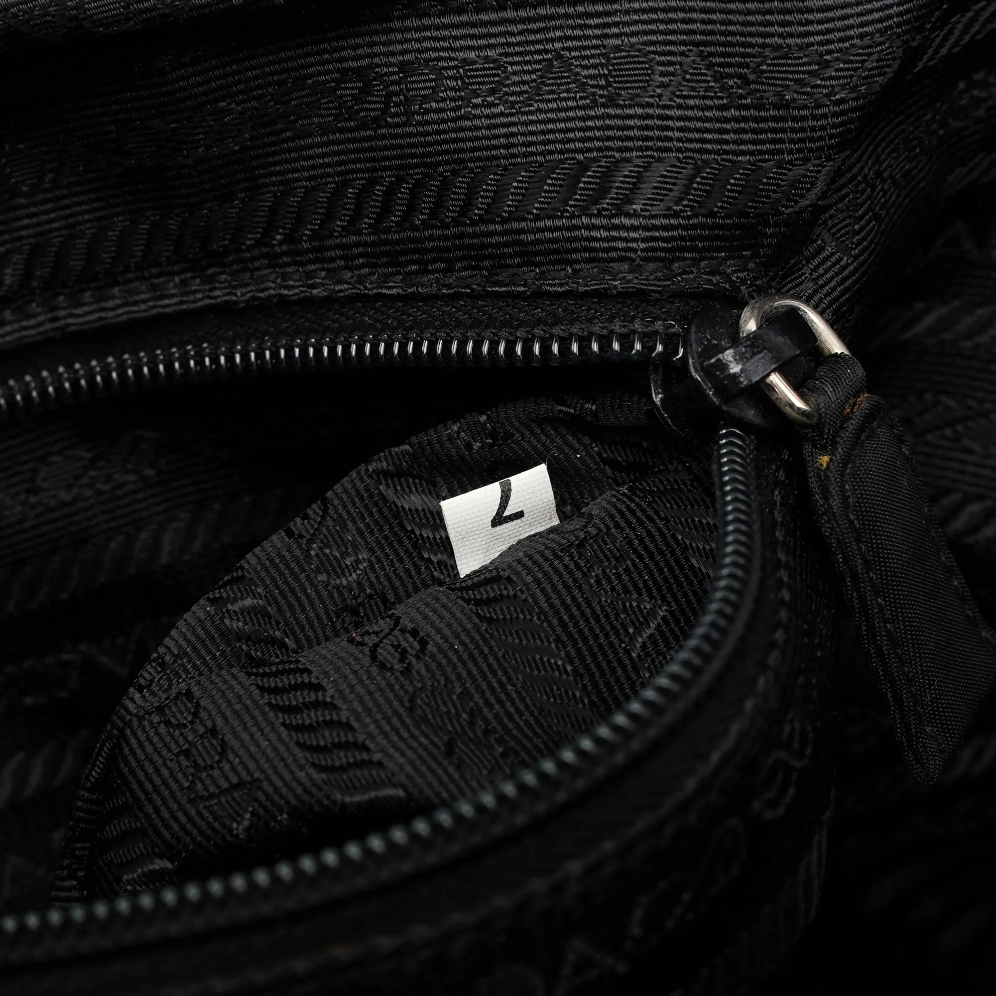 Black Tessuto Spazzolato Tote Bag