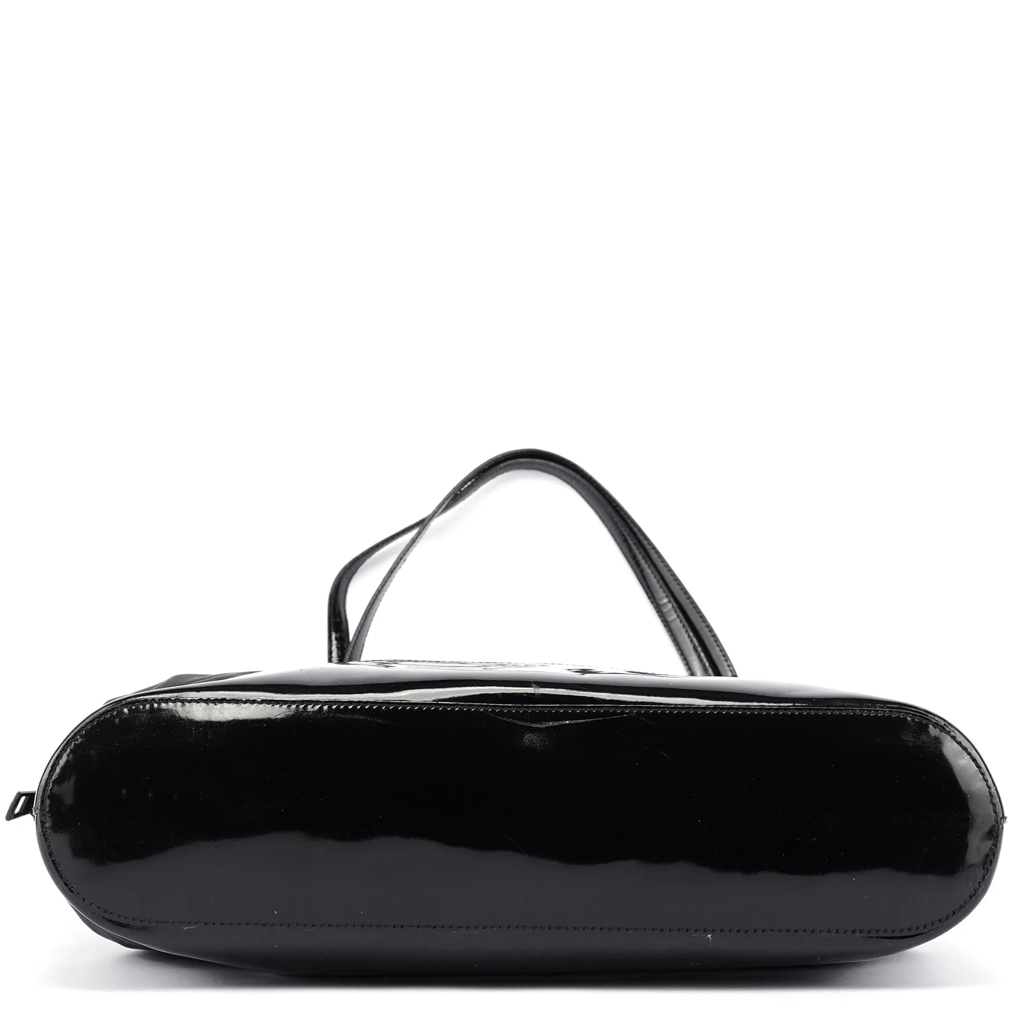 Black Tessuto Spazzolato Tote Bag