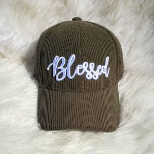 Blessed Corduroy Cap - Olive