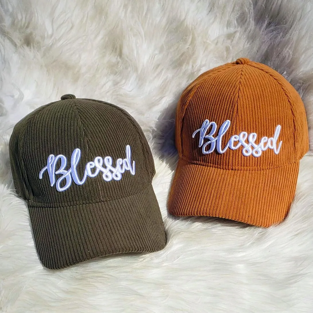 Blessed Corduroy Cap - Olive