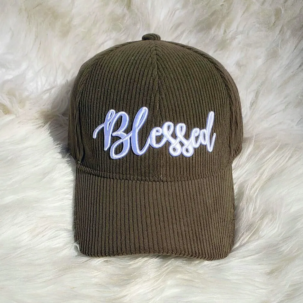 Blessed Corduroy Cap - Olive