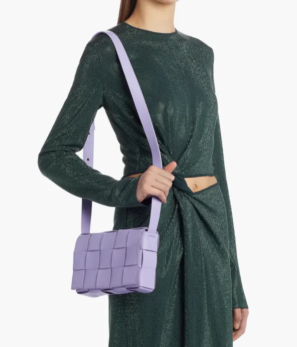 Bottega Veneta Intrecciato Leather Crossbody Bag