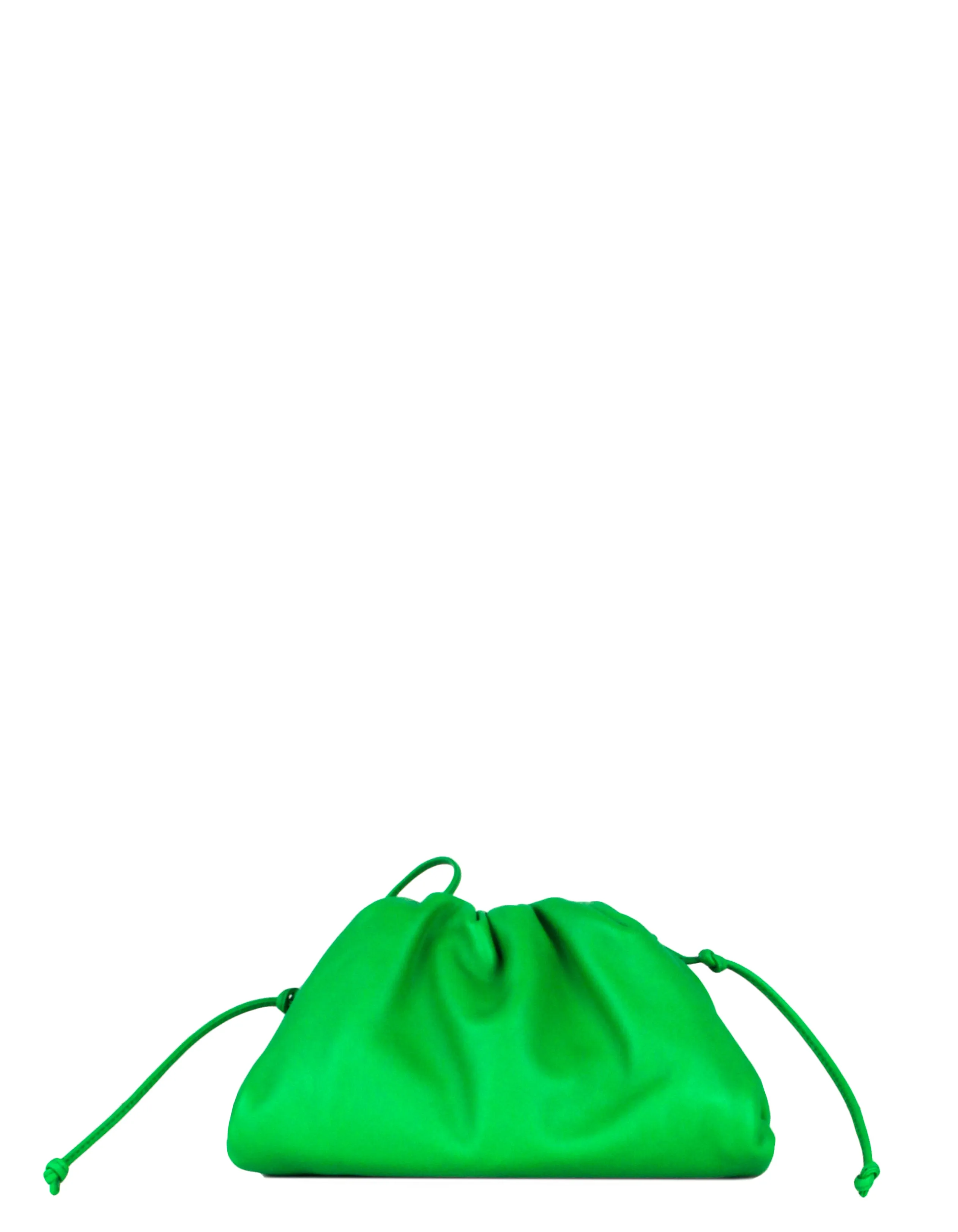 Bottega Veneta Parakeet Green Butter Leather The Mini Pouch Crossbody Bag