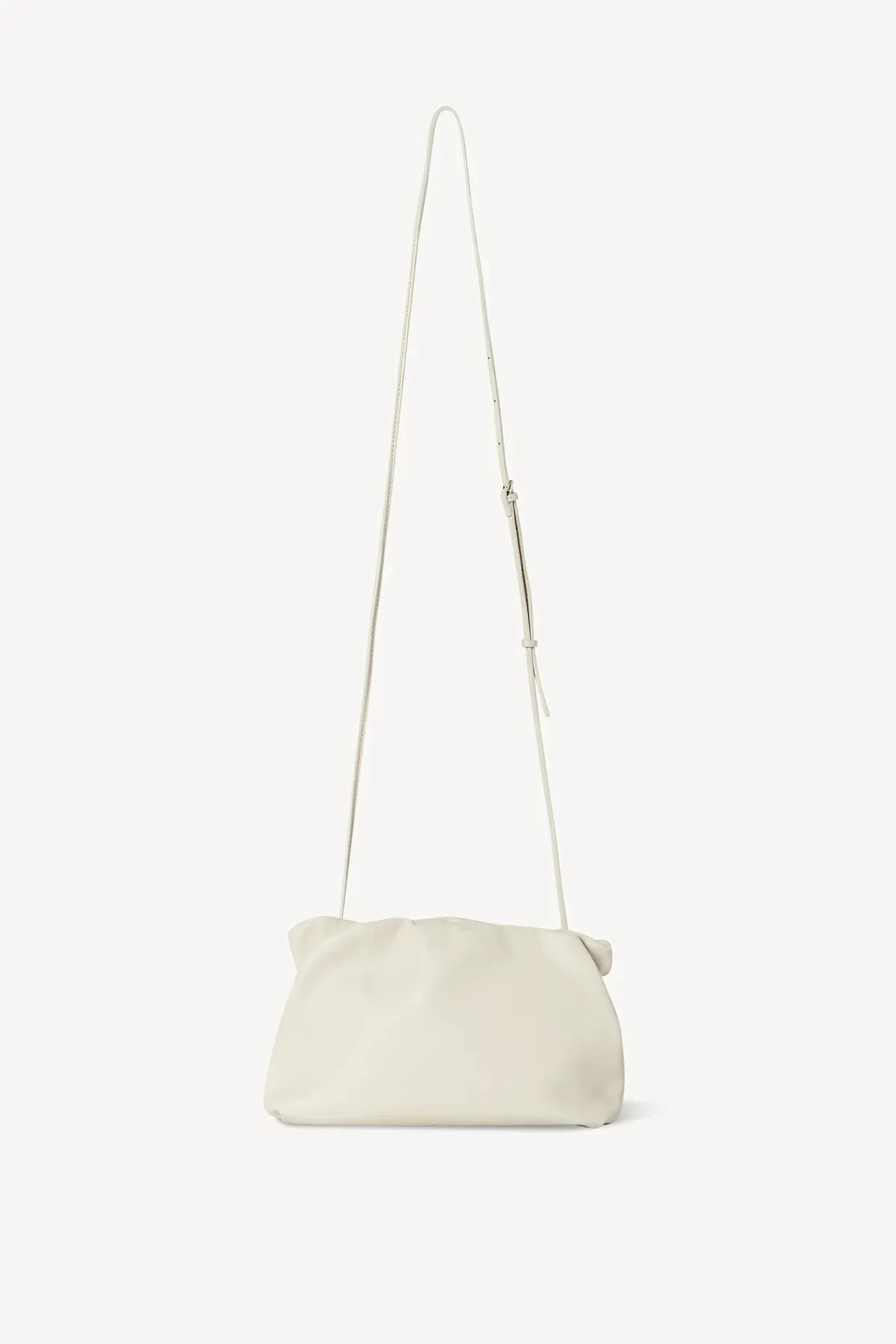 Bourse Clutch Bag in Leather - Ivory