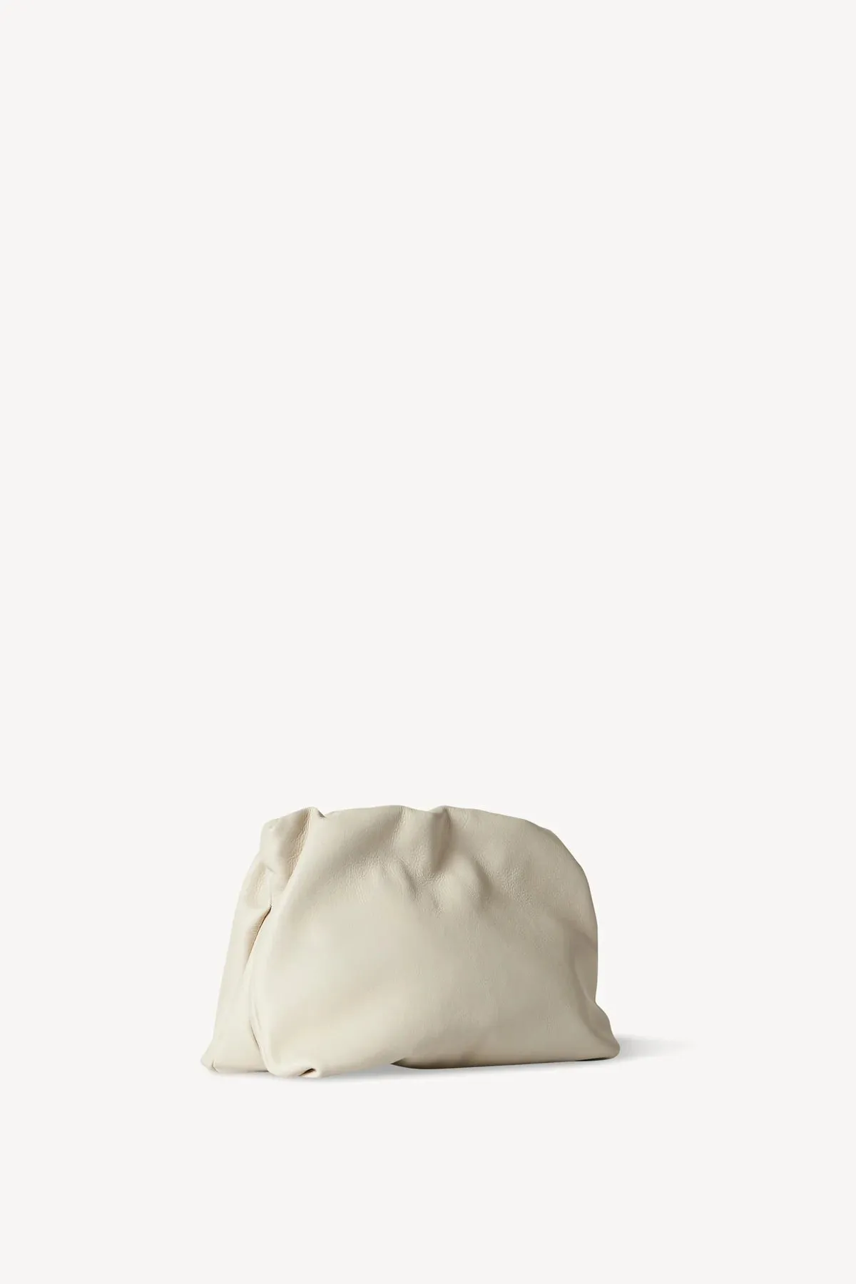 Bourse Clutch Bag in Leather - Ivory