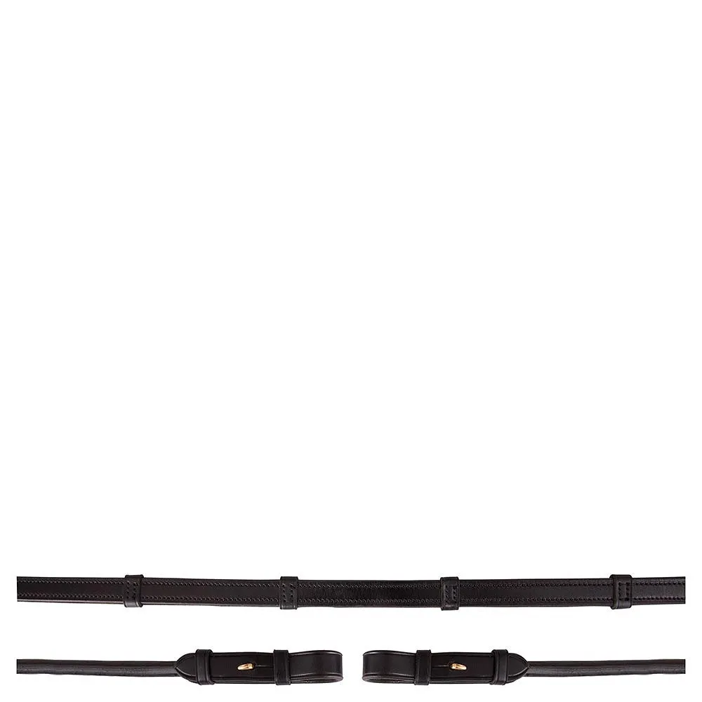 BR grip leather reins rolled
