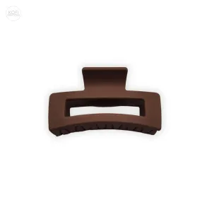 Brown Box Hair Claw Clip