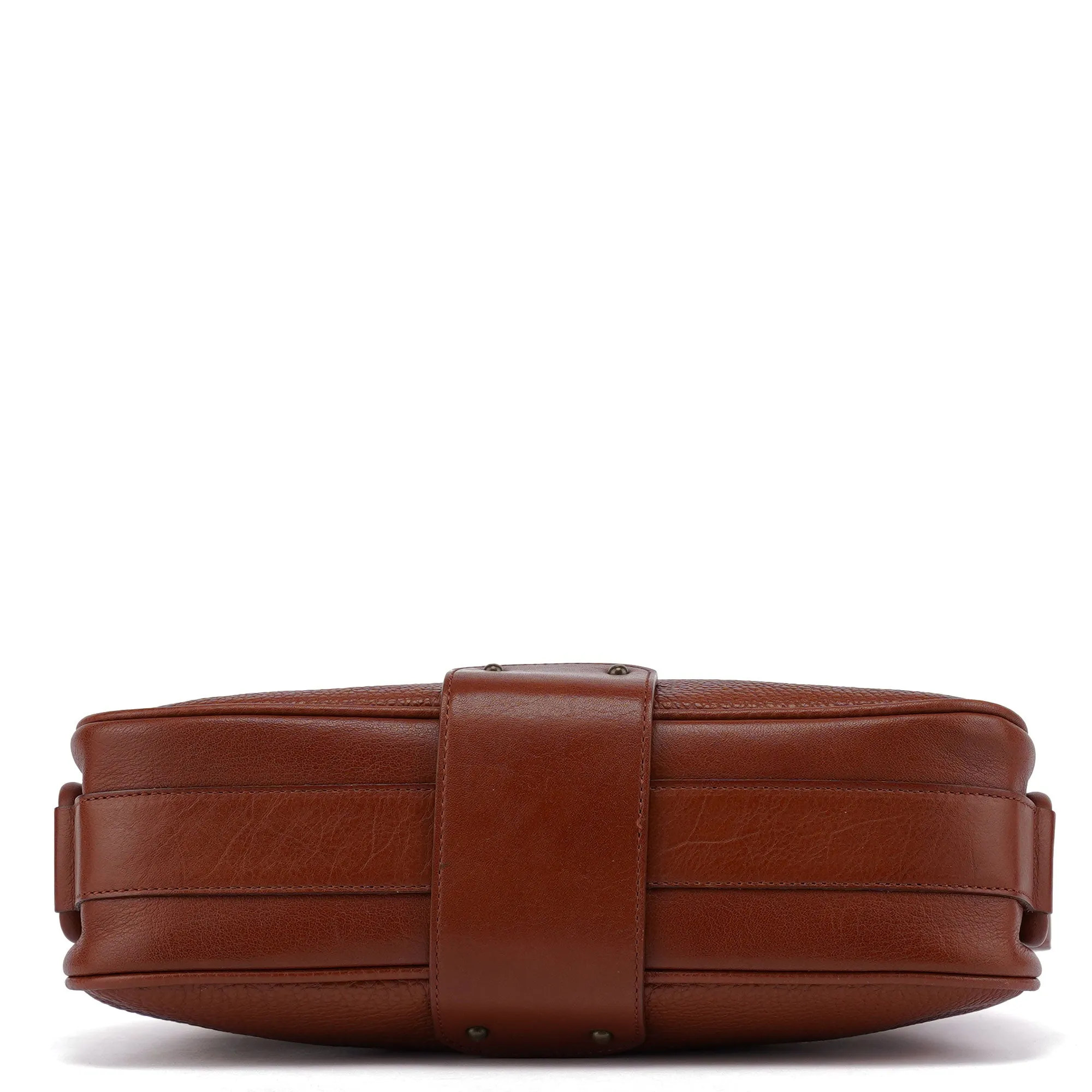 Brown Leather Hobo Shoulder Bag