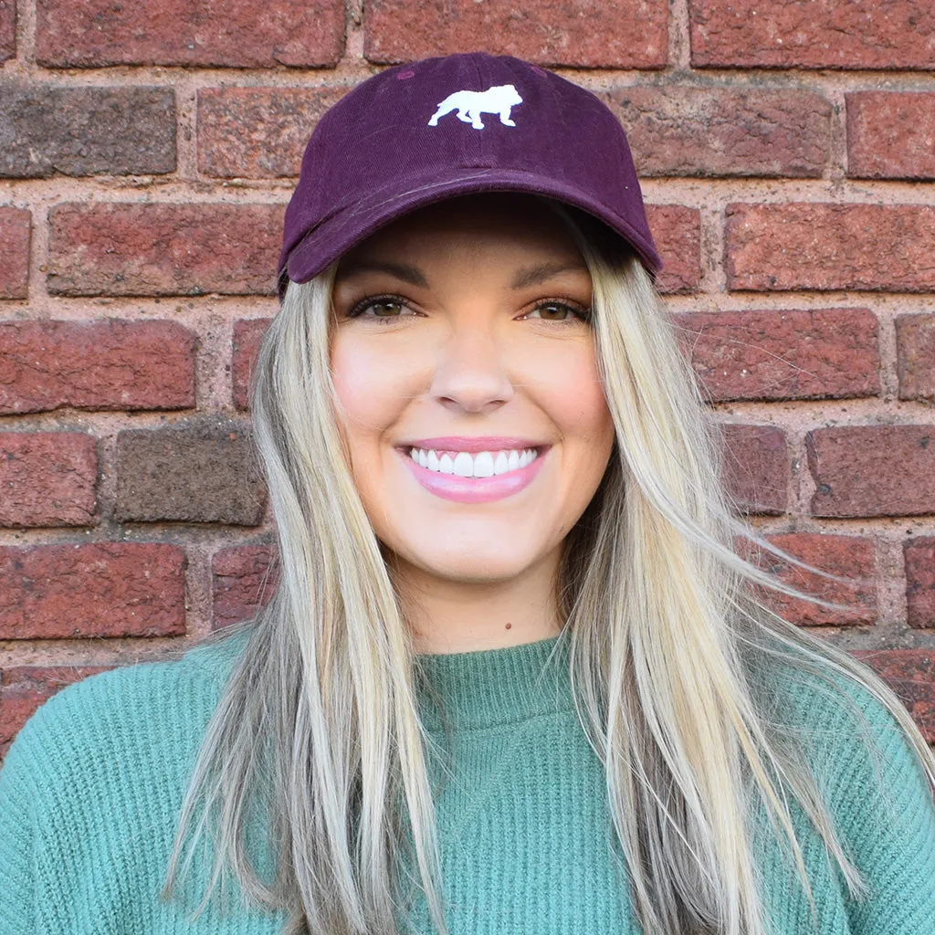 Bulldog Hat Maroon