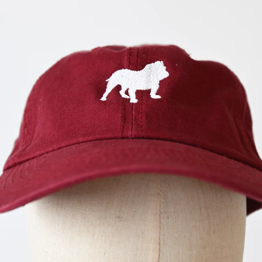 Bulldog Hat Maroon