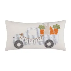 Bunny Truck Pillow