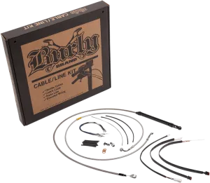 Burly Brand B30-1245 Handlebar Cable/Line Install Kits - Stainless Steel