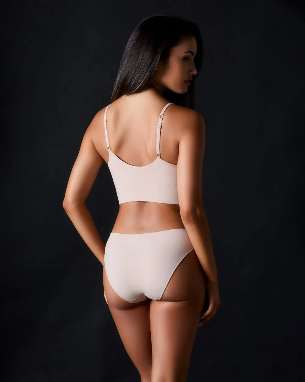 Cabana Cotton Seamless Crop Cami Bralette