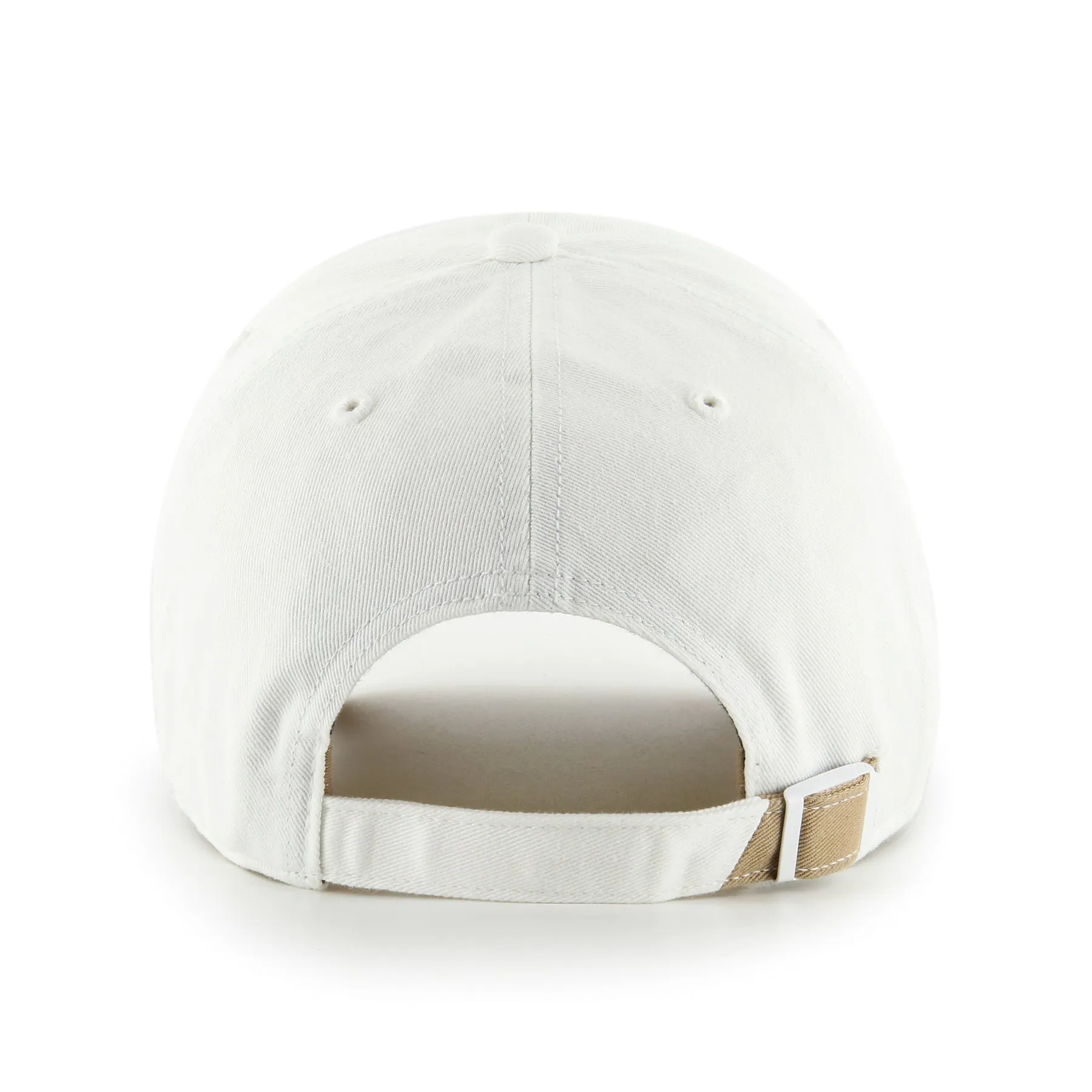 Calgary Flames White Noise Logo Clean Up Adjustable Hat