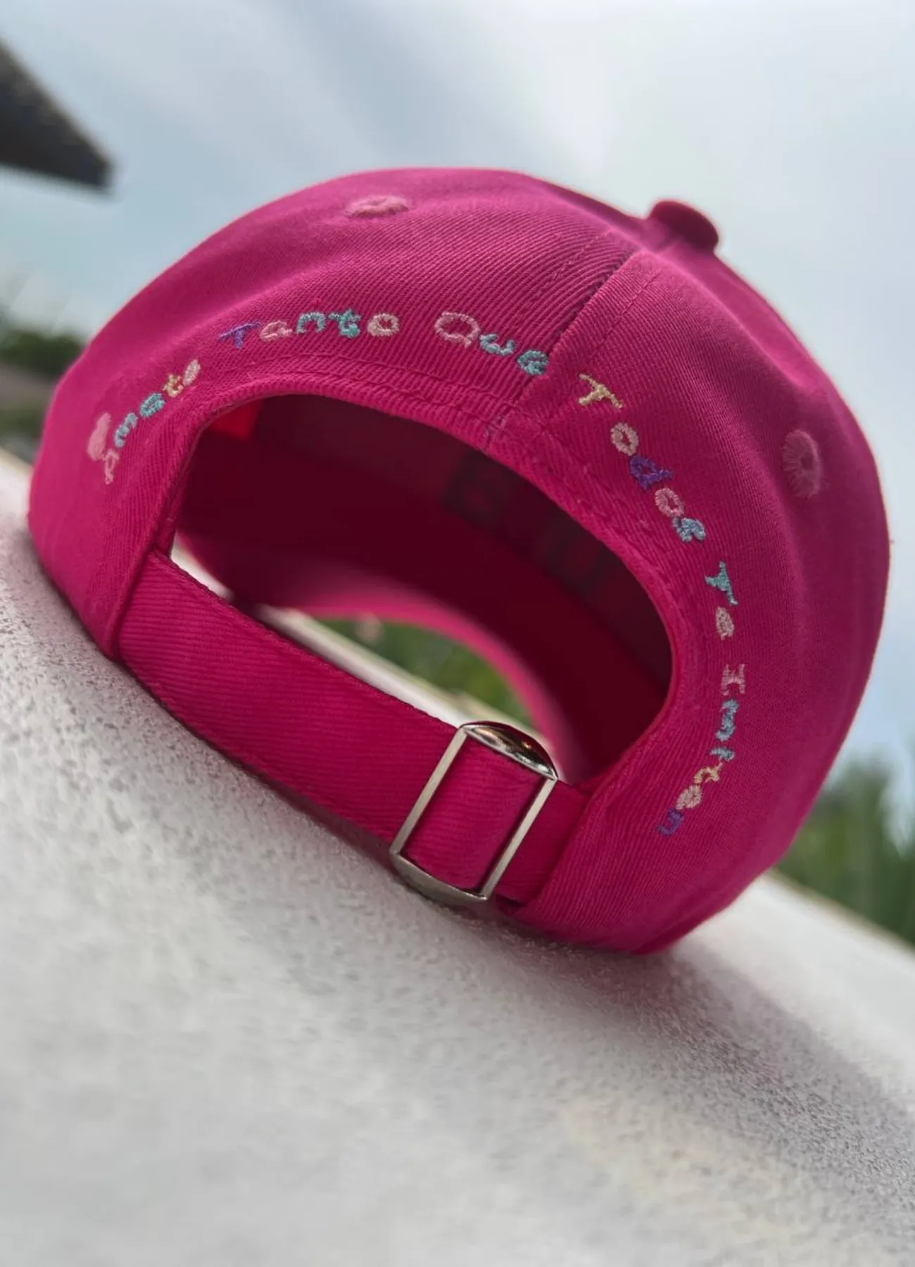 CAP 'AMATE TANTO' PINK