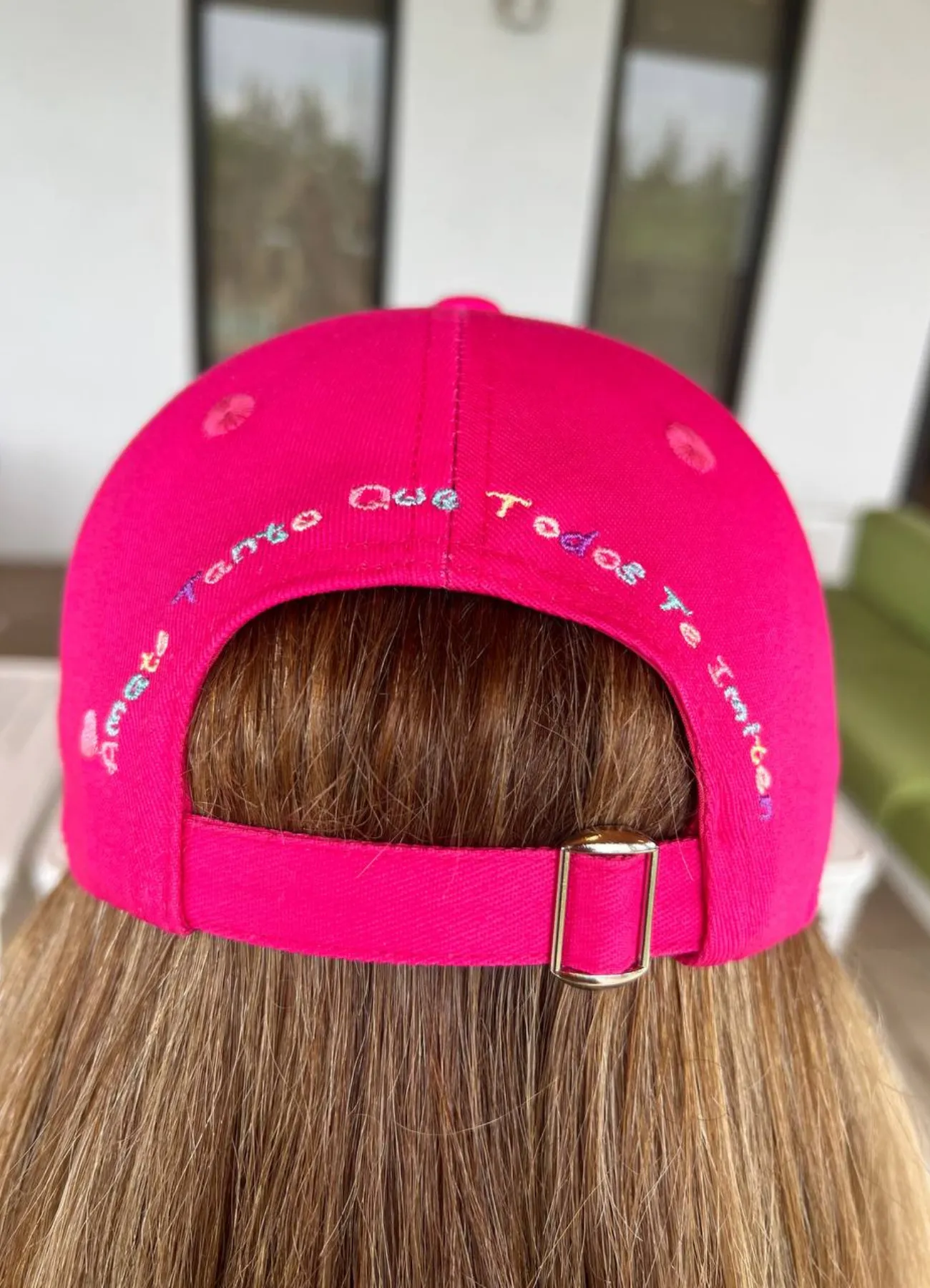 CAP 'AMATE TANTO' PINK