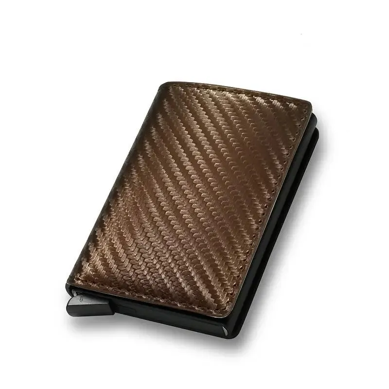 Carbon Fiber Men's Wallet - RFID Protection, Sleek Design, Multiple Colors