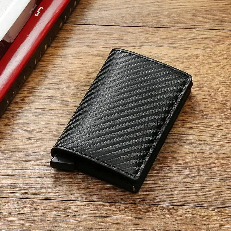 Carbon Fiber Men's Wallet - RFID Protection, Sleek Design, Multiple Colors