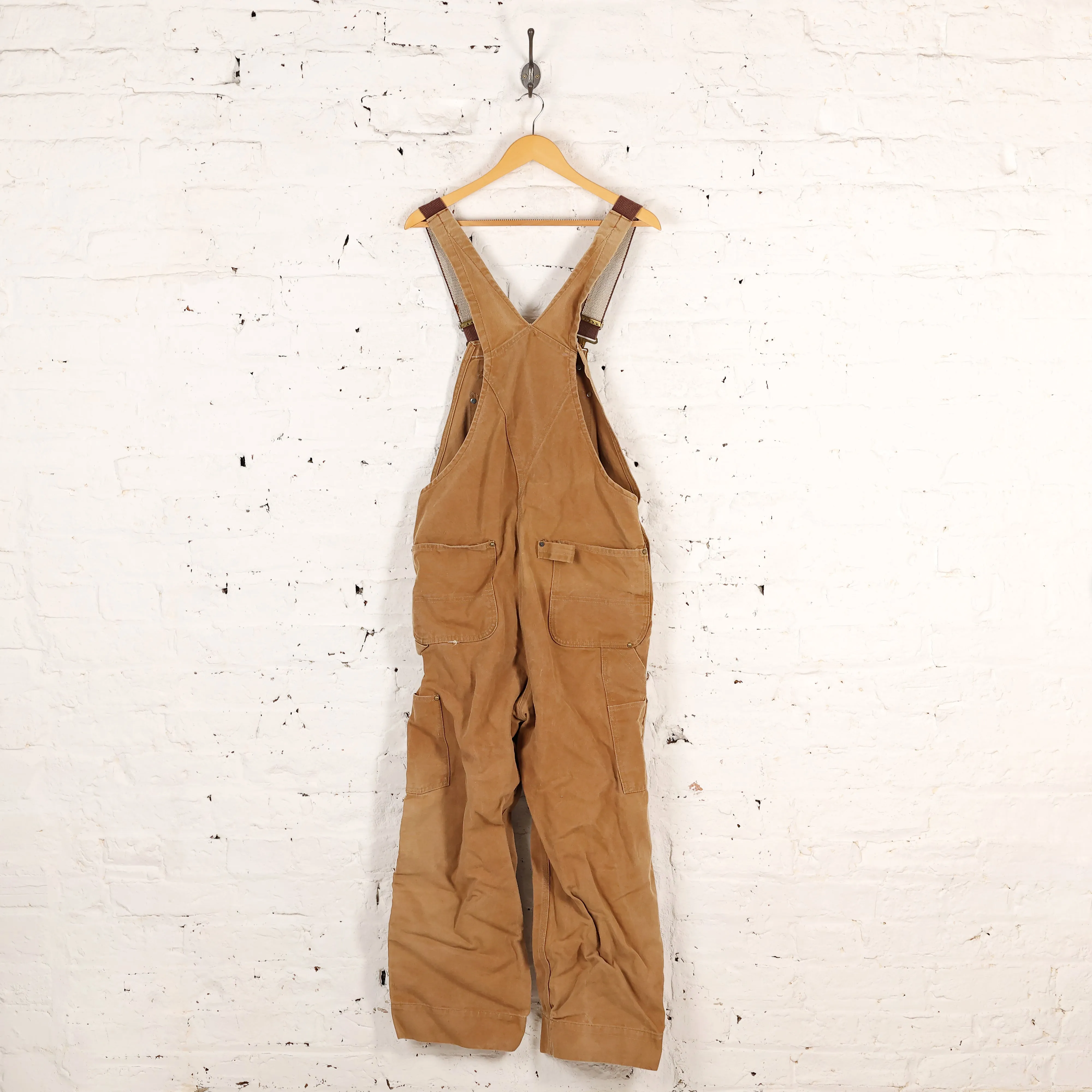 Carhartt Full Length Dungarees - Brown - M
