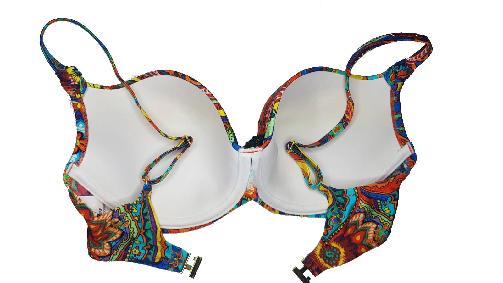 Carnaval print deep cup Bikini Bra