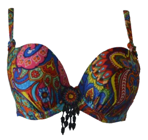 Carnaval print deep cup Bikini Bra