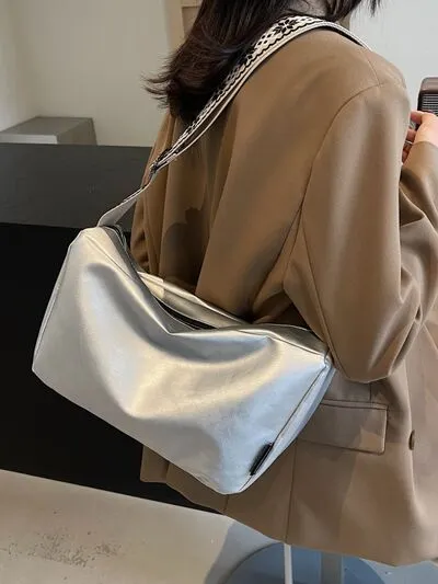 Carry The Day PU Leather Adjustable Strap Crossbody Bag (4 Colors)
