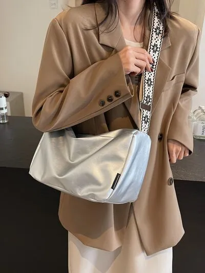 Carry The Day PU Leather Adjustable Strap Crossbody Bag (4 Colors)