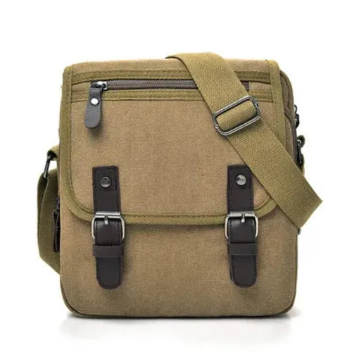 Casual Fashion Canvas Men's Bag Vintage Men's Canvas Shoulder Bag