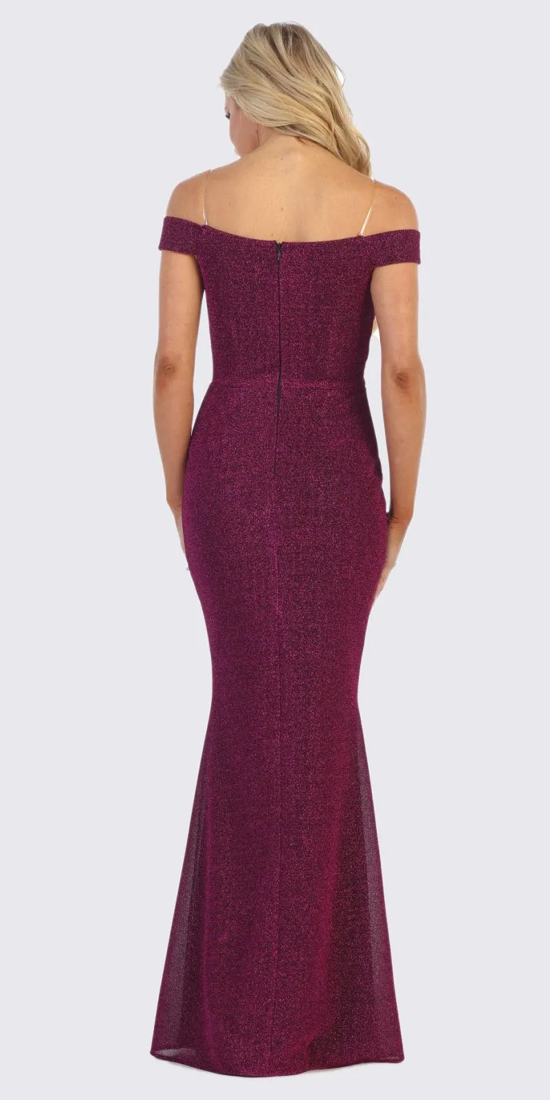 Celavie 6402 Off-Shoulder Mermaid Style Long Dress