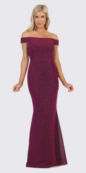 Celavie 6402 Off-Shoulder Mermaid Style Long Dress