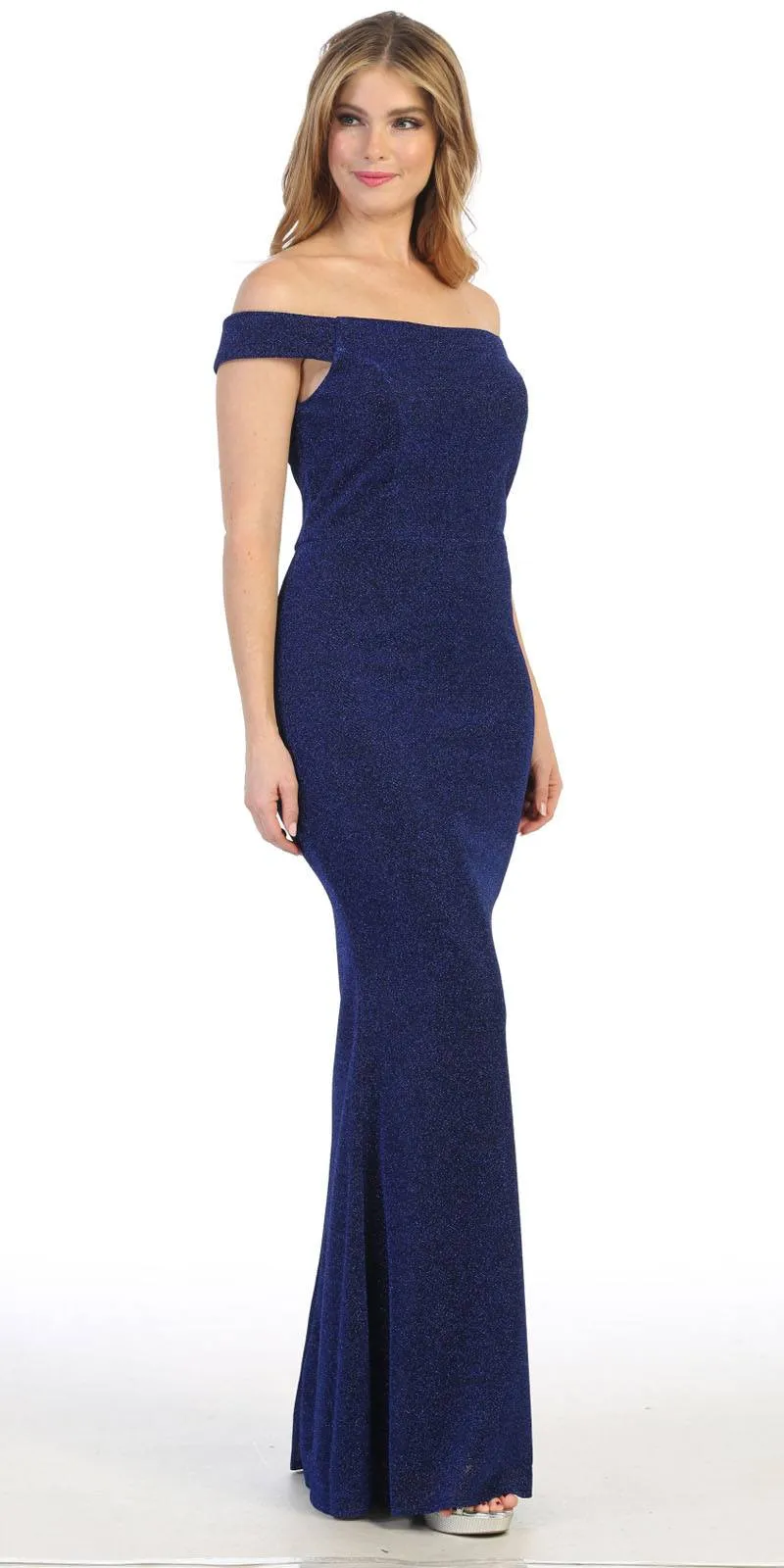 Celavie 6402 Off-Shoulder Mermaid Style Long Dress