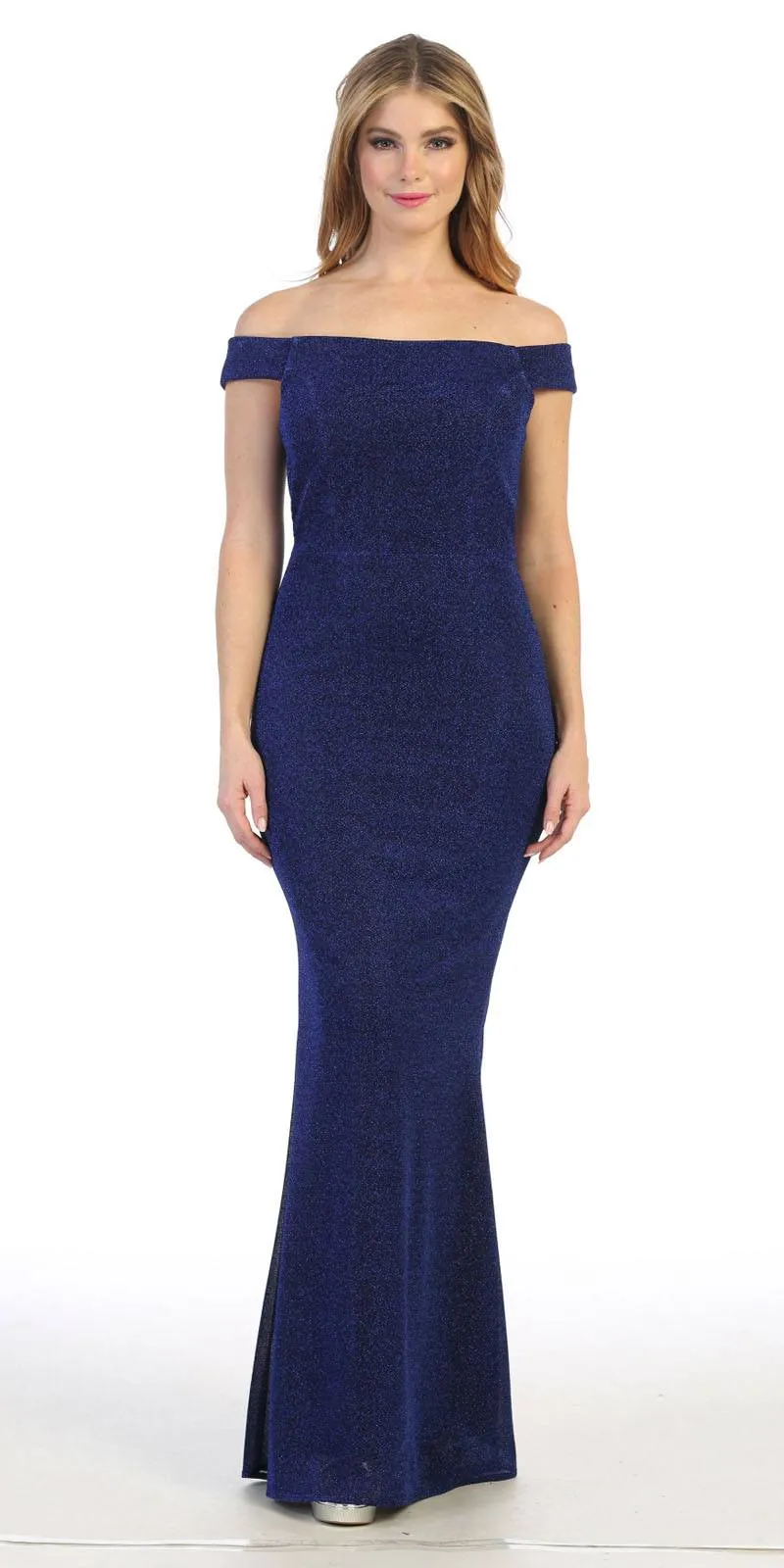 Celavie 6402 Off-Shoulder Mermaid Style Long Dress