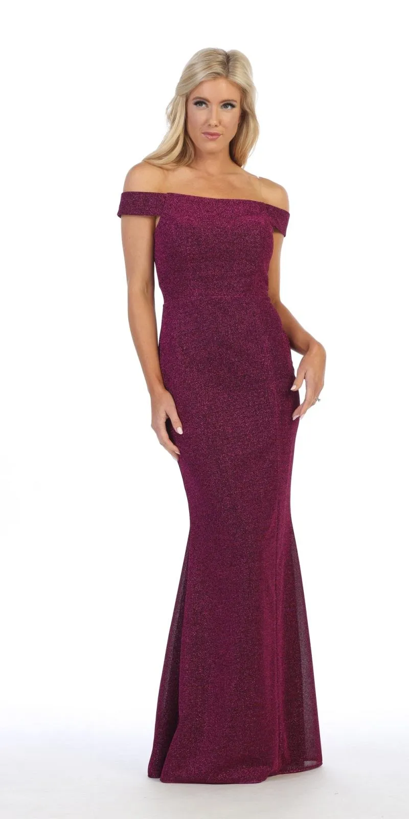 Celavie 6402 Off-Shoulder Mermaid Style Long Dress