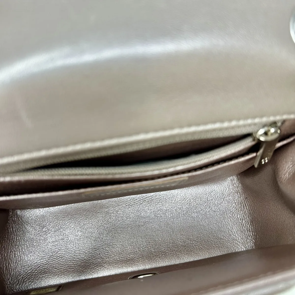 Chanel 2018  Metallic Square Mini Bag