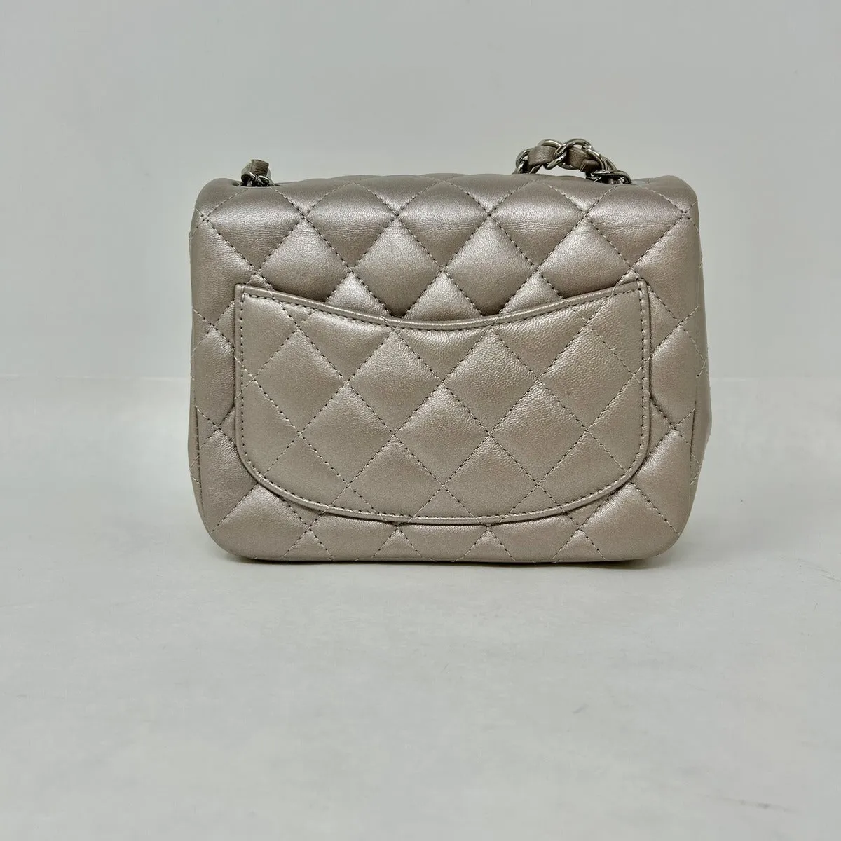 Chanel 2018  Metallic Square Mini Bag