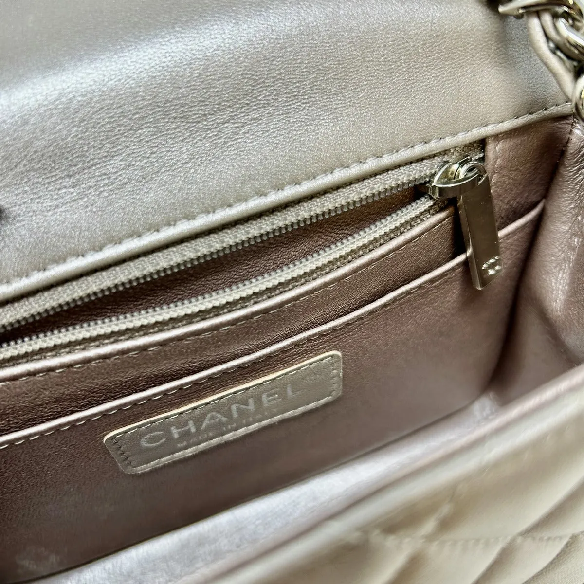 Chanel 2018  Metallic Square Mini Bag