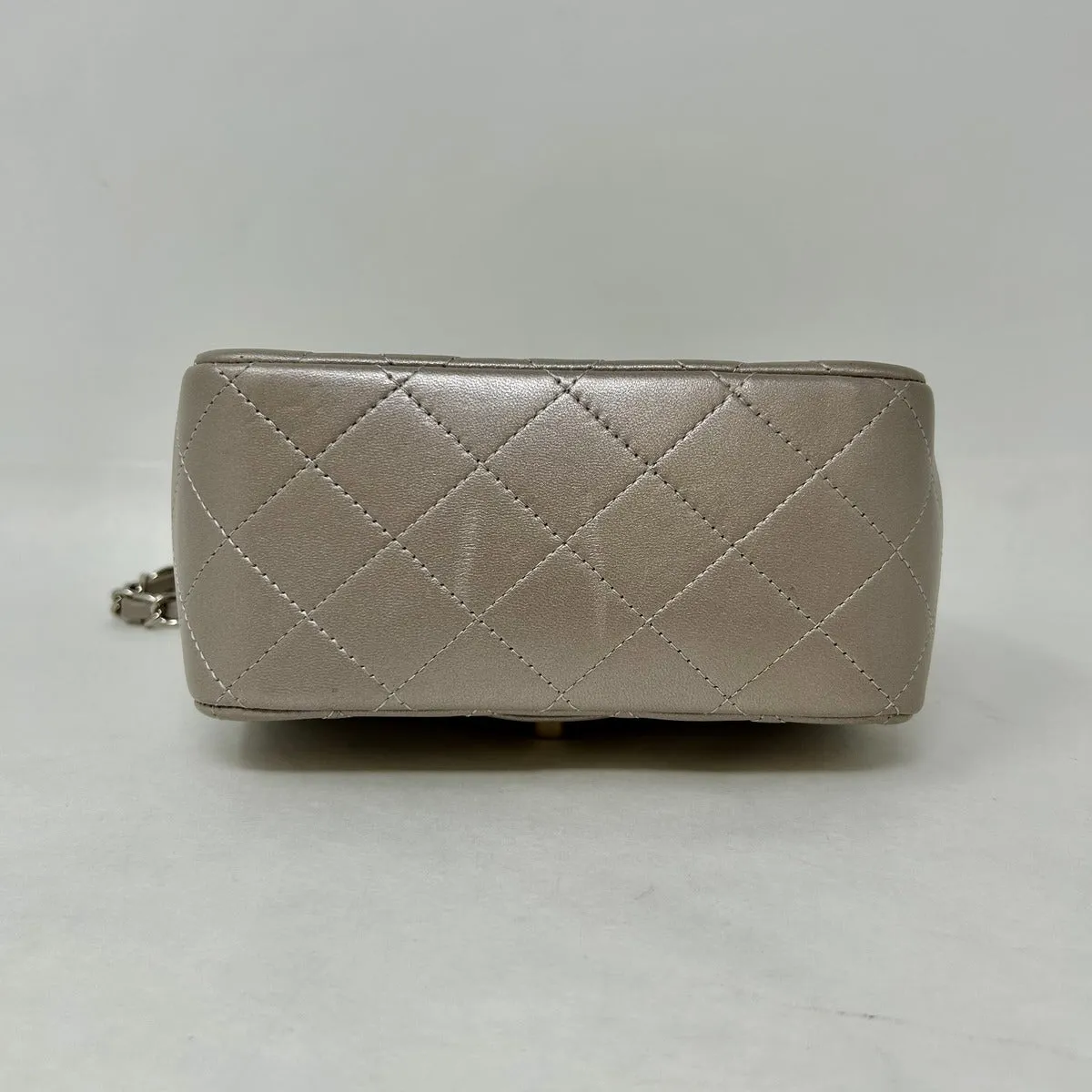 Chanel 2018  Metallic Square Mini Bag