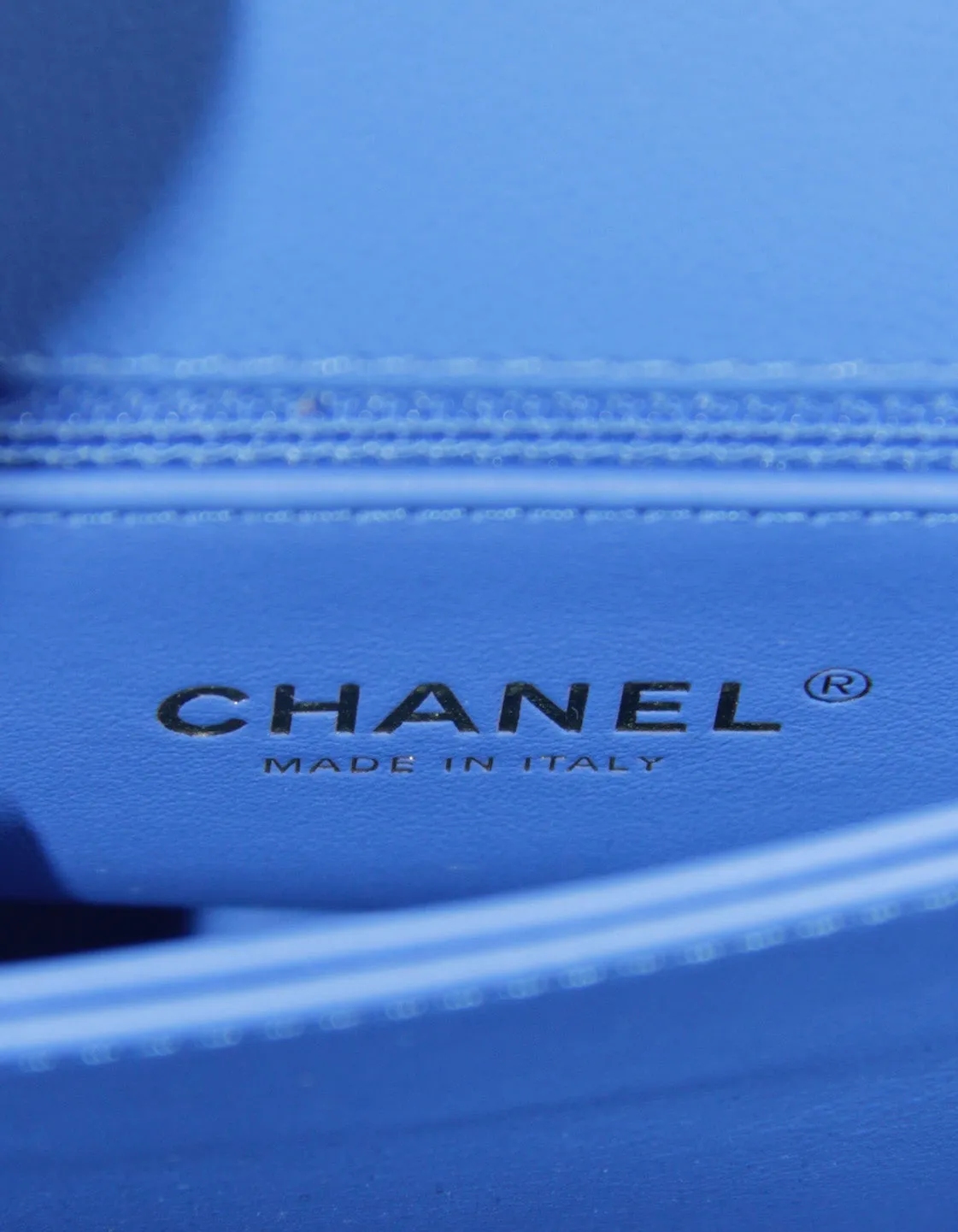 Chanel 2024 Blue Caviar Mini Coco Handle Flap Bag