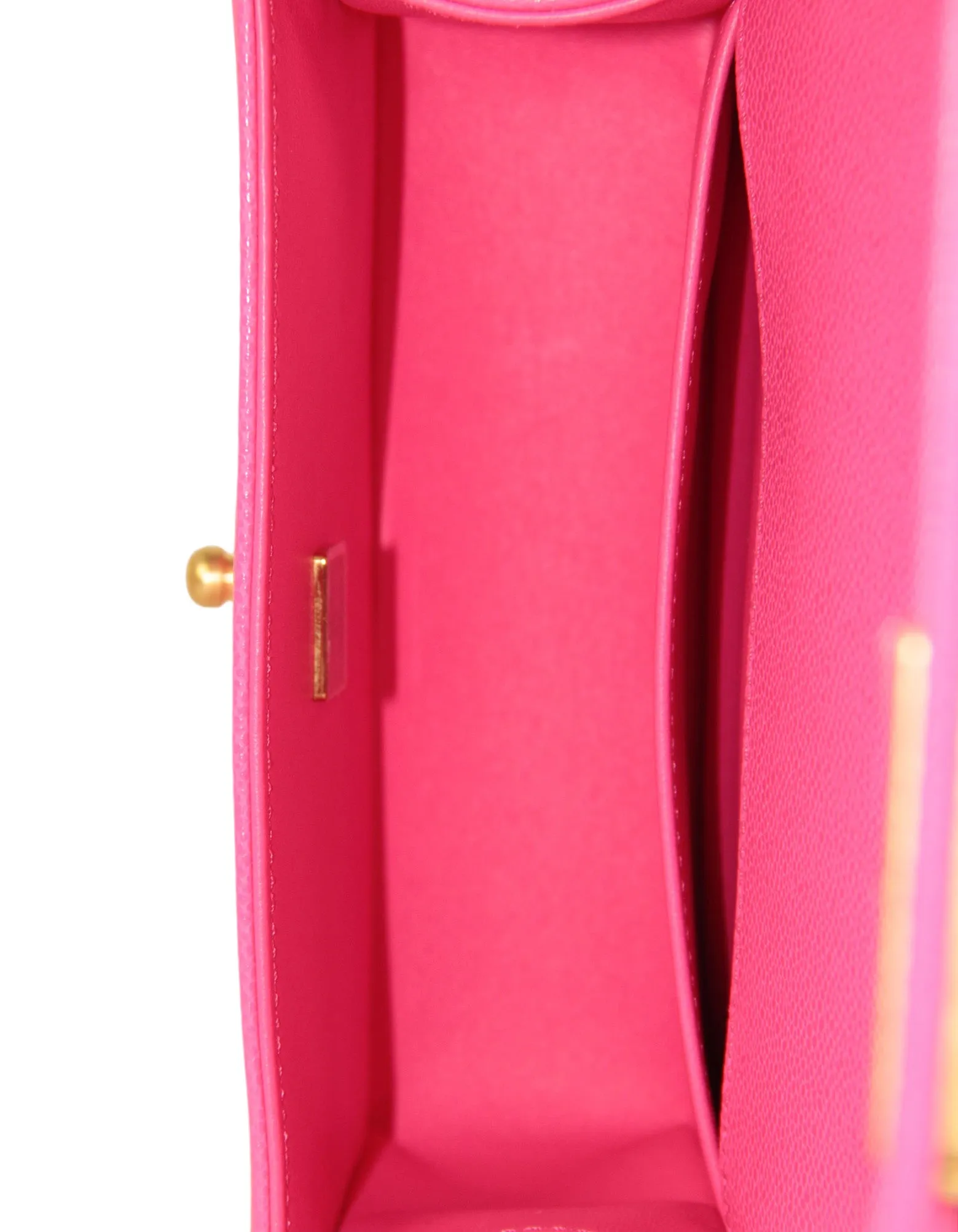 Chanel 2024C Fuchsia Neon Pink Caviar Leather Small Boy Bag