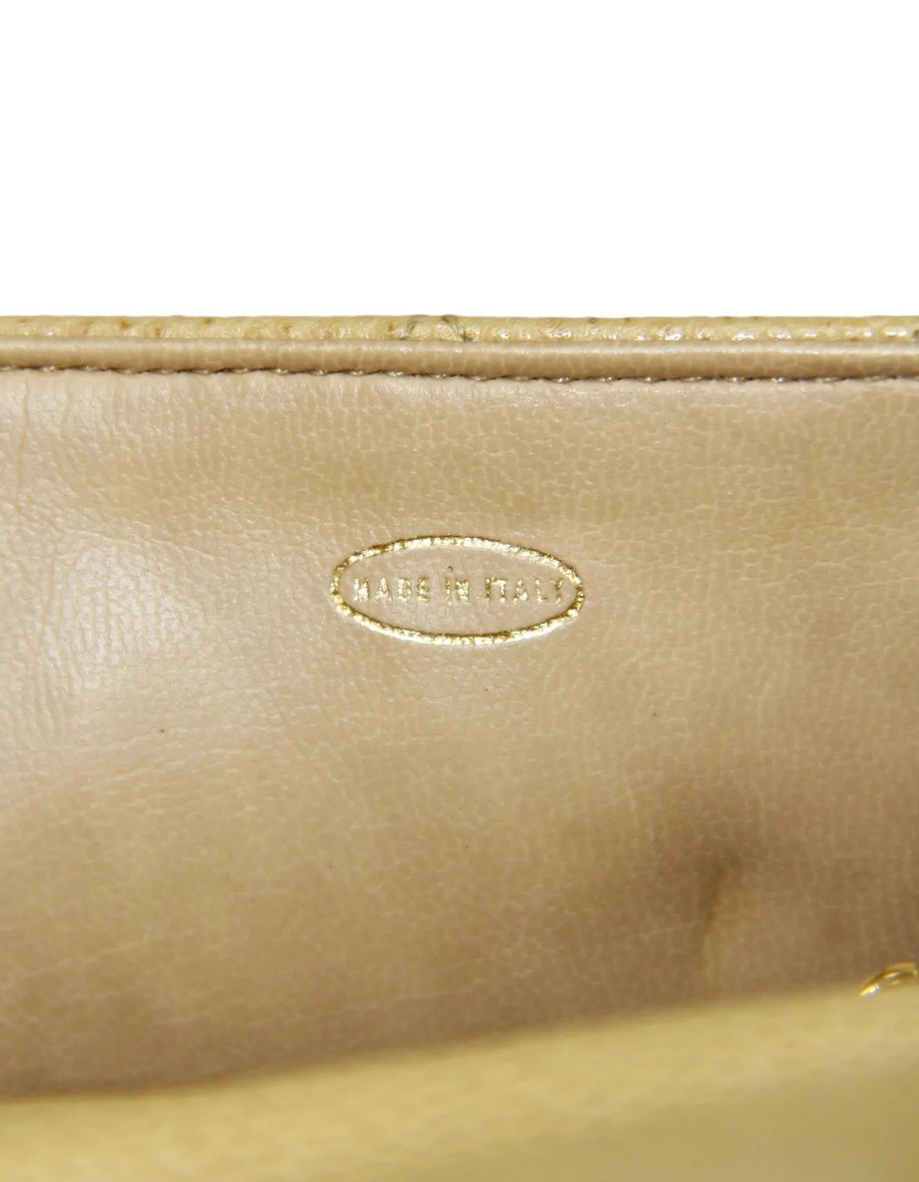 Chanel '90s Beige Caviar Quilted Belt Bag sz 85/34"
