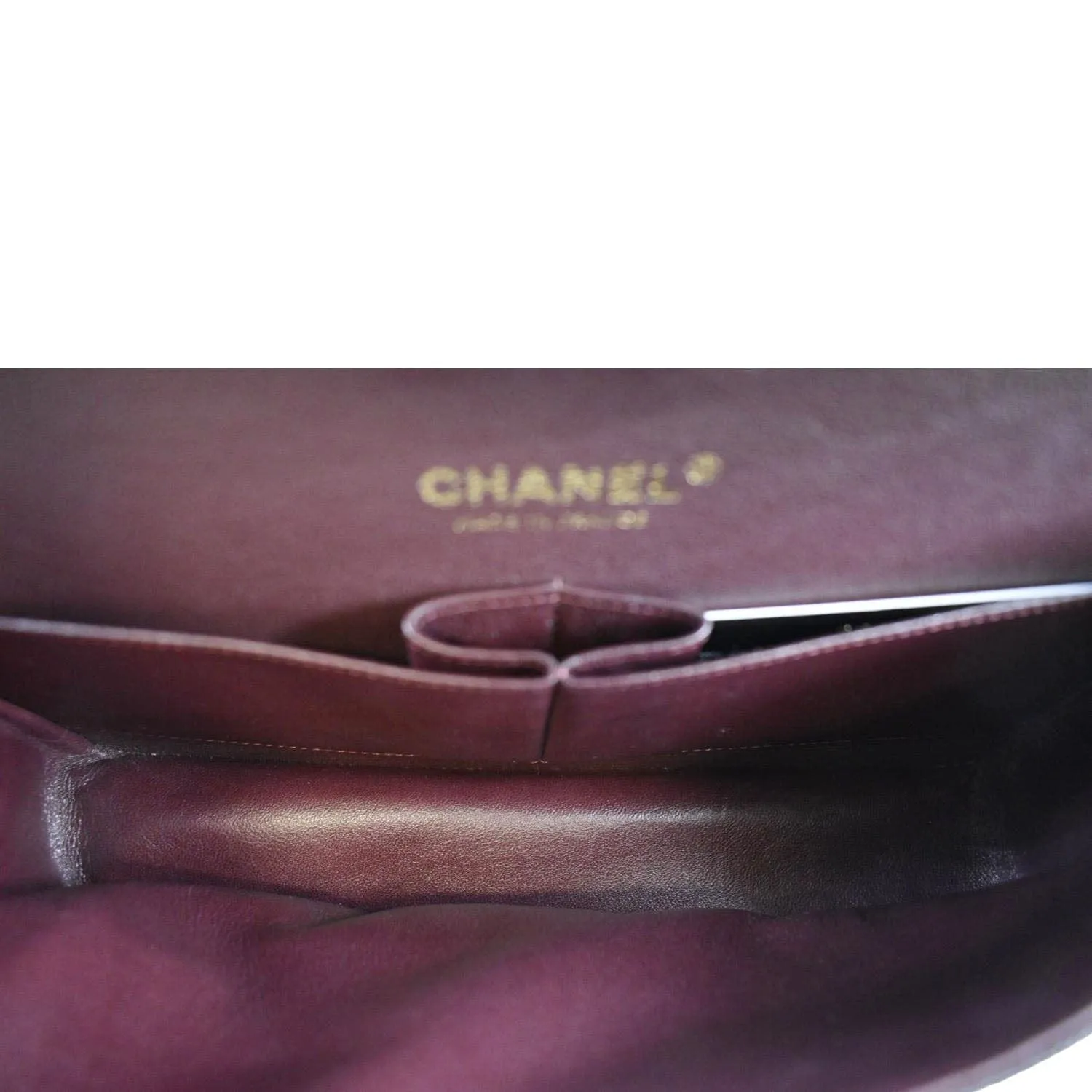 CHANEL Classic Double Flap Caviar Leather Shoulder Bag Black