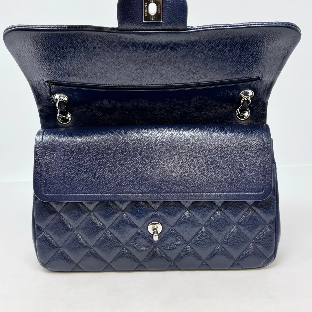 Chanel Classic Jumbo Caviar Double Flap Bag